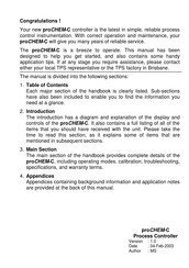 TPS proCHEM-C Manual
