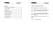 Tenma 72-7675 Quick Start Manual