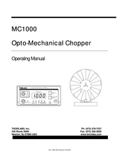 THORLABS MC1000 Operating Manual