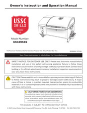 USSC USG295SS Owner’s Instruction And Operation Manual