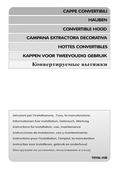 JetAir CH FIRENZE K P 50 INX Instructions For Installation, Use, Maintenance
