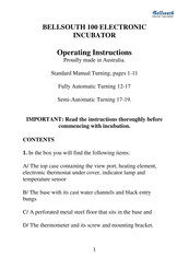 BellSouth 100 Operating Instructions Manual