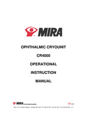 Mira CR4000 Operational Instruction Manual