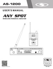 Galaxy Audio ANY SPOT AS-1200 User Manual