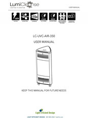 Light Efficient Design LumiCleanse LC-UVC-AIR-350 User Manual