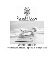Russell Hobbs RHI 203 Instructions & Warranty