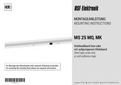 RSF Elektronik MS 25 MK Mounting Instructions