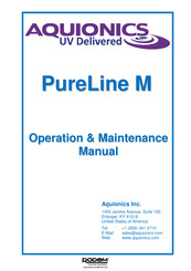 Rodem Aquionics PureLine M Operation & Maintenance Manual