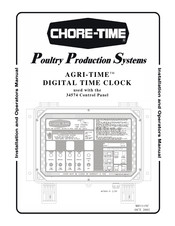 Chore-Time AGRI-TIME Installation And Operator's Manual