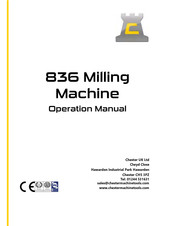 CHESTER 836 TURRET MILL Operation Manual