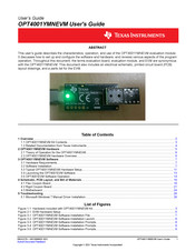 Texas Instruments OPT4001YMNEVM User Manual