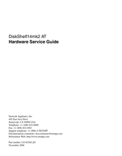 Network Appliance DS14mk2 AT Service Manual