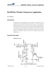 Holtek BA45F5640 Function Description