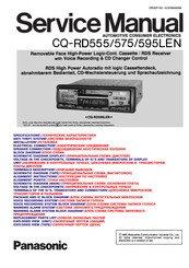 Panasonic CQ-RD555LEN Service Manual