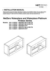 NetZero Firebox NZW72F SS Installation Manual