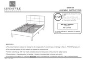 Lifestyle Solutions QUEEN SIZE Assembly Instructions Manual