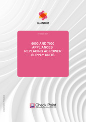 Check Point Quantum 6000 Replacing