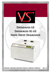 VS DATAGAUSS LG ZZ201208 Manual