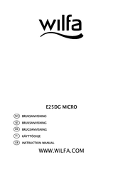 Wilfa E25DG MICRO Instruction Manual