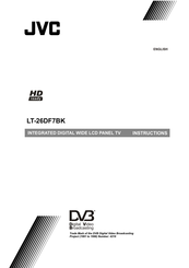 JVC LT-26DF7BK Instructions Manual