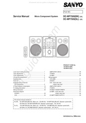 Sanyo DC-MP4500(BK)/XE Service Manual