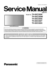 Panasonic TH-50C300X Service Manual