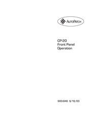 AutoPatch CP-20 Operation