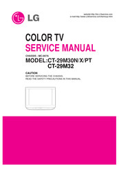 LG CT-29M32 Service Manual