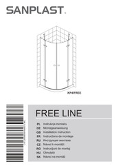 Sanplast FREE LINE KP4/FREE Installation Instruction