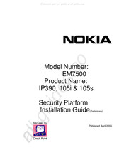 Nokia EM7500 Installation Manual
