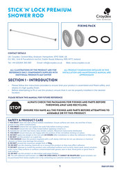 Croydex STICK 'N' LOCK PREMIUM Quick Start Manual