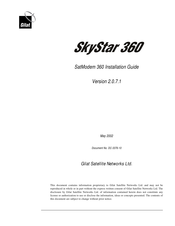 Gilat Satellite Networks SkyStar 360 Installation Manual