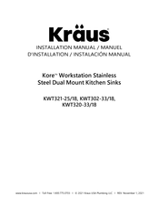 Kraus Kore KWT302-33/18 Installation Manual