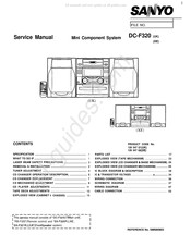 Sanyo DC-F320 Service Manual