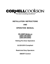 CornellCookson FS-150EP Series Installation Instructions And Operation Manual