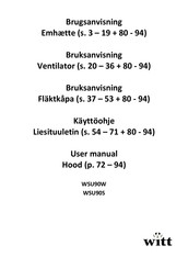 Witt WSU90S User Manual