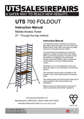 UTS 700 FOLDOUT Instruction Manual