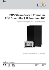 EOS SteamRock II Premium Installation Instructions For Retailers