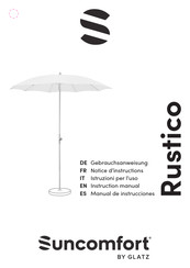 Glatz Suncomfort Rustico Instruction Manual