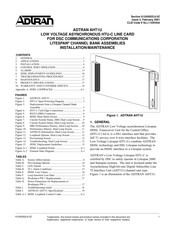 ADTRAN AHT1U Installation & Maintenance