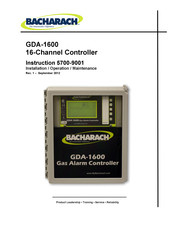 Bacharach GDA-1600 Instructions Manual