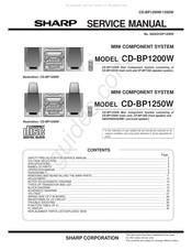 Sharp CD-BP1200W Service Manual