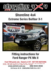 Shoreline 4x4 Extreme X-1 Fitting Instructions Manual
