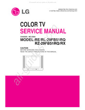 LG RZ-29FB51RX Service Manual