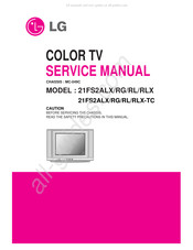 LG 21FS2ALX Service Manual