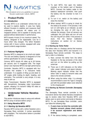 Navatics Mito Quick Start Manual