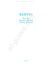 DFI K6XV3+ User Manual