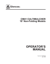 AGCO Glencoe CM41 Operator's Manual