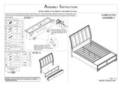 Lv Furniture B6582-Q-HB Assembly Instruction