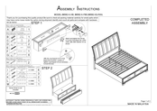 Lv Furniture B6582-K-HB Assembly Instruction